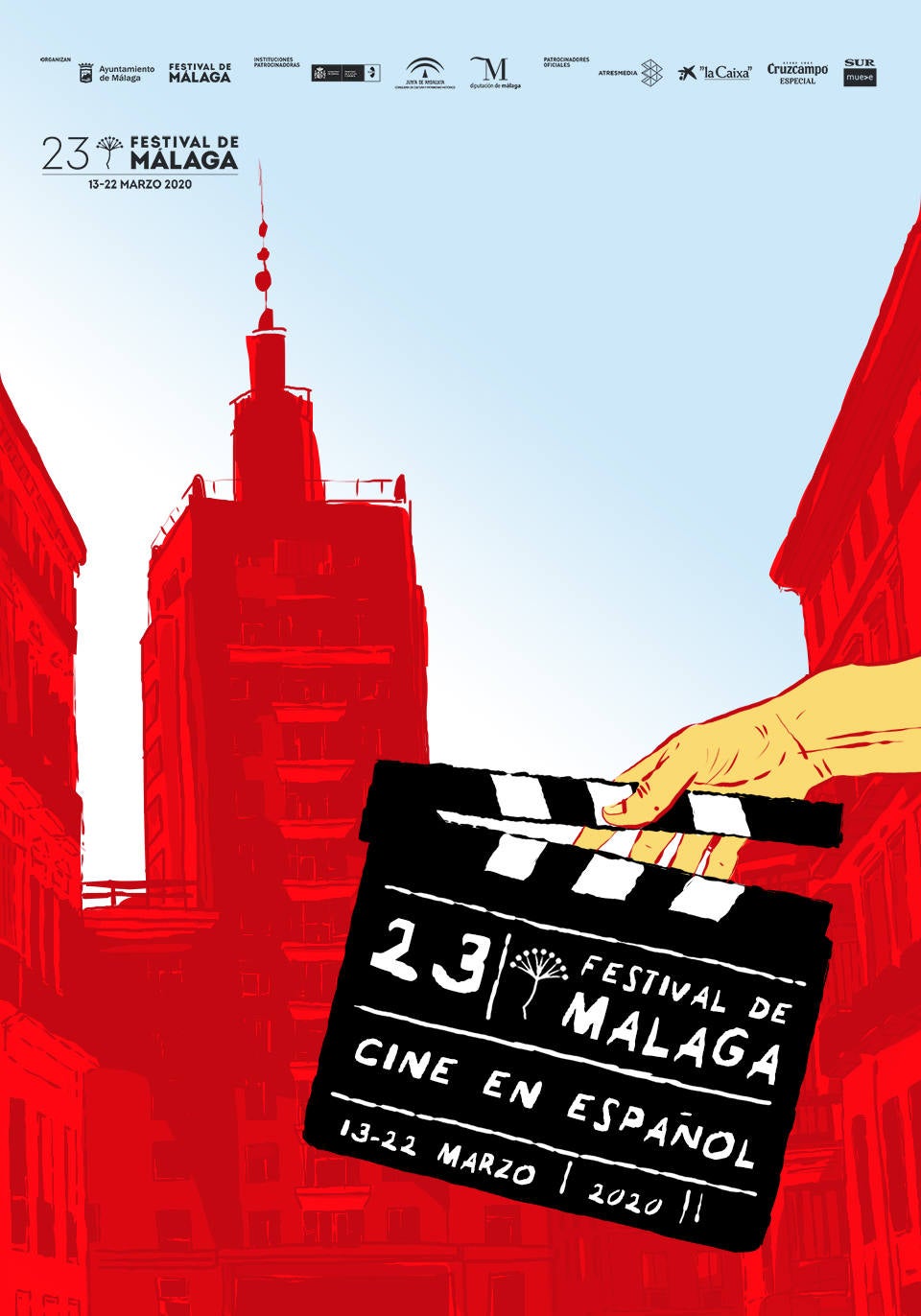 Hasta el 11 de octubre está abierta la votación popular para elegir los carteles finalistas que optarán, junto con las alternativas seleccionadas por el jurado, al cartel oficial del 23 Festival de Cine de Málaga. Las votaciones puede realizarse en la página web del certamen https://festivaldemalaga.com/concurso-carteles-23-edicion/carteles-a-concurso/pagina1