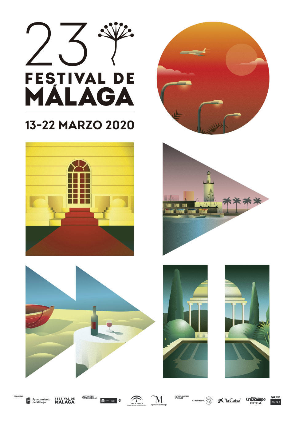 Hasta el 11 de octubre está abierta la votación popular para elegir los carteles finalistas que optarán, junto con las alternativas seleccionadas por el jurado, al cartel oficial del 23 Festival de Cine de Málaga. Las votaciones puede realizarse en la página web del certamen https://festivaldemalaga.com/concurso-carteles-23-edicion/carteles-a-concurso/pagina1