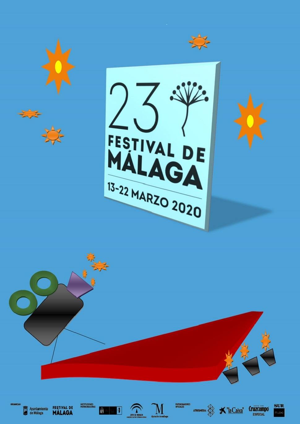 Hasta el 11 de octubre está abierta la votación popular para elegir los carteles finalistas que optarán, junto con las alternativas seleccionadas por el jurado, al cartel oficial del 23 Festival de Cine de Málaga. Las votaciones puede realizarse en la página web del certamen https://festivaldemalaga.com/concurso-carteles-23-edicion/carteles-a-concurso/pagina1