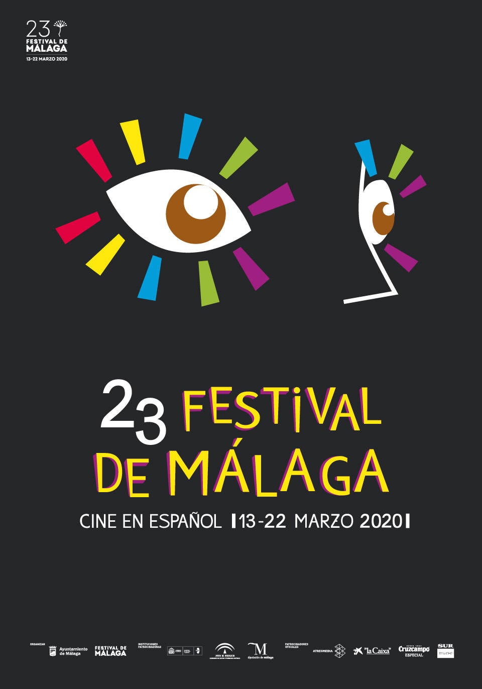 Hasta el 11 de octubre está abierta la votación popular para elegir los carteles finalistas que optarán, junto con las alternativas seleccionadas por el jurado, al cartel oficial del 23 Festival de Cine de Málaga. Las votaciones puede realizarse en la página web del certamen https://festivaldemalaga.com/concurso-carteles-23-edicion/carteles-a-concurso/pagina1