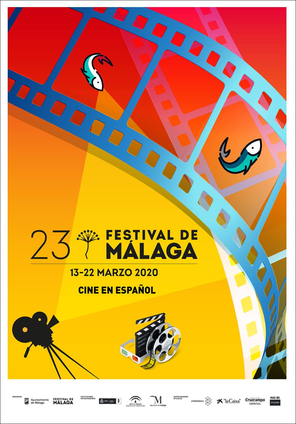 Hasta el 11 de octubre está abierta la votación popular para elegir los carteles finalistas que optarán, junto con las alternativas seleccionadas por el jurado, al cartel oficial del 23 Festival de Cine de Málaga. Las votaciones puede realizarse en la página web del certamen https://festivaldemalaga.com/concurso-carteles-23-edicion/carteles-a-concurso/pagina1