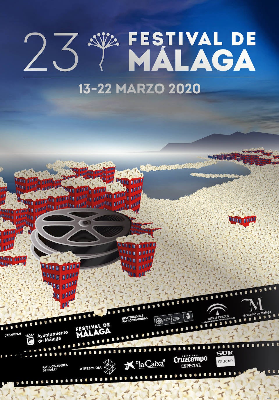 Hasta el 11 de octubre está abierta la votación popular para elegir los carteles finalistas que optarán, junto con las alternativas seleccionadas por el jurado, al cartel oficial del 23 Festival de Cine de Málaga. Las votaciones puede realizarse en la página web del certamen https://festivaldemalaga.com/concurso-carteles-23-edicion/carteles-a-concurso/pagina1