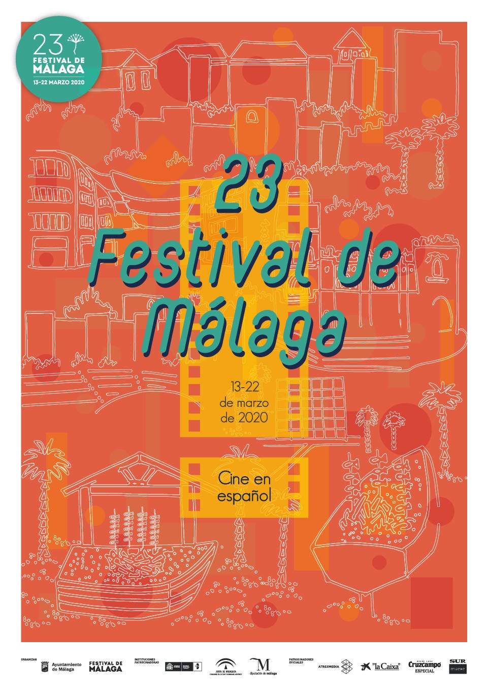 Hasta el 11 de octubre está abierta la votación popular para elegir los carteles finalistas que optarán, junto con las alternativas seleccionadas por el jurado, al cartel oficial del 23 Festival de Cine de Málaga. Las votaciones puede realizarse en la página web del certamen https://festivaldemalaga.com/concurso-carteles-23-edicion/carteles-a-concurso/pagina1