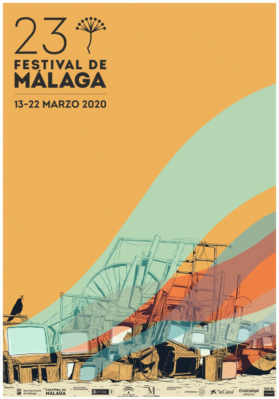 Hasta el 11 de octubre está abierta la votación popular para elegir los carteles finalistas que optarán, junto con las alternativas seleccionadas por el jurado, al cartel oficial del 23 Festival de Cine de Málaga. Las votaciones puede realizarse en la página web del certamen https://festivaldemalaga.com/concurso-carteles-23-edicion/carteles-a-concurso/pagina1