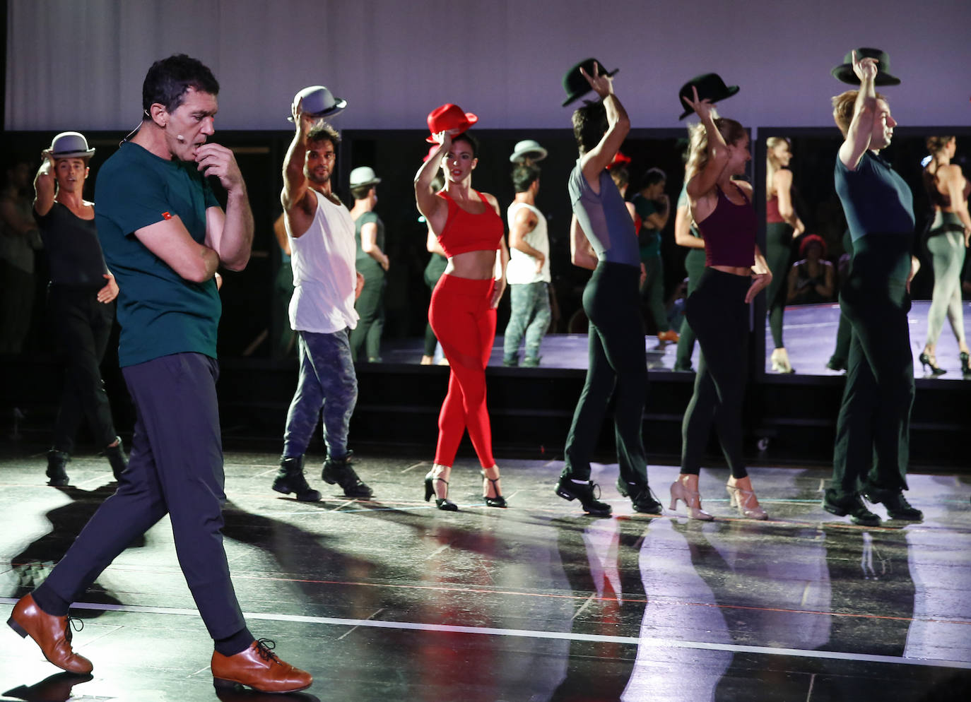 Antonio Banderas desvela todos los detalles de 'A Chorus Line' en Málaga.