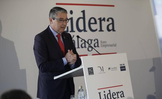 Francisco Salado, durante la presentación. 