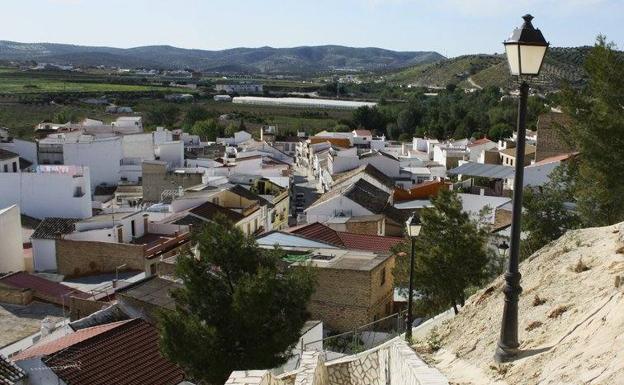 Vista de Jauja y la ribera del Genil.