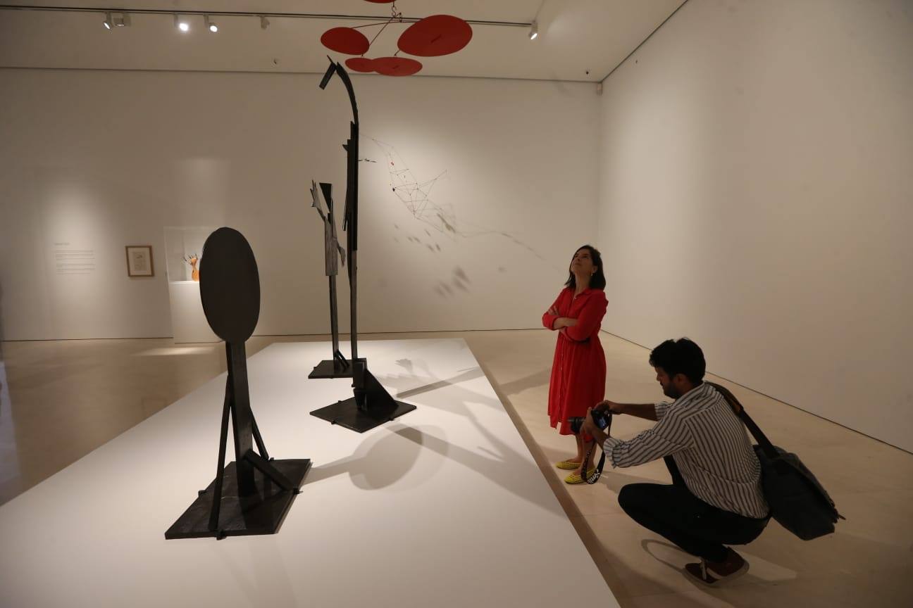 El Museo Picasso de Málaga explora en su nueva exposición temporal, 'Calder-Picasso', los vínculos creativos entre el norteamericano Alexander Calder y el malagueño Pablo Picasso, a través de más de un centenar de obras