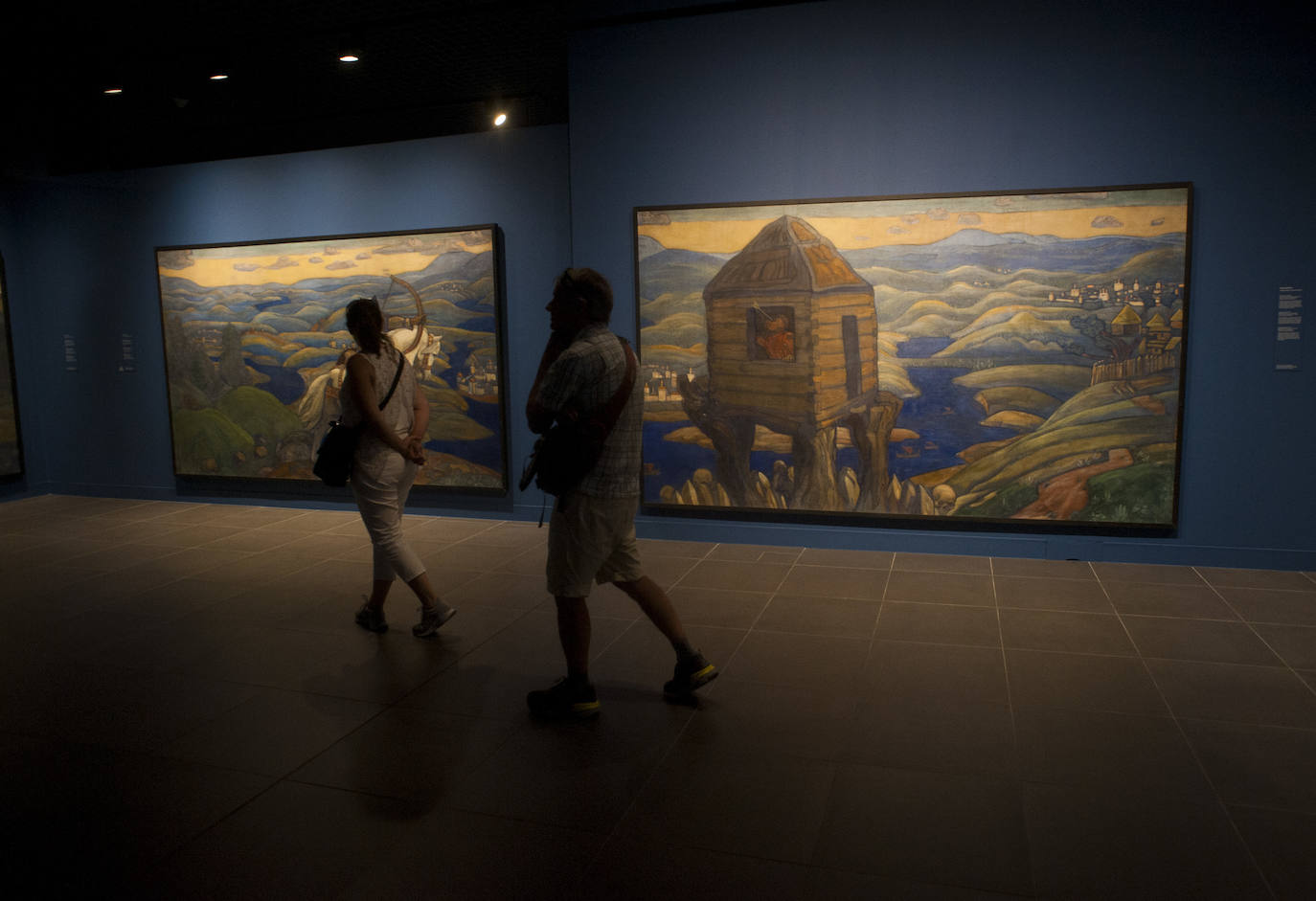 La Colección del Museo Ruso de Málaga descubre la figura expansiva del artista, viajero y promotor cultural en la muestra 'En busca de Shambala'.