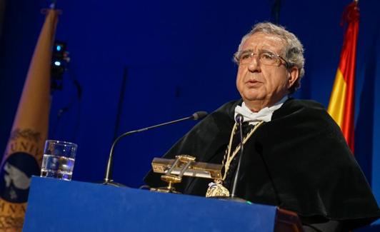 El rector de la Universidad de Málaga, José Ángel Narváez.