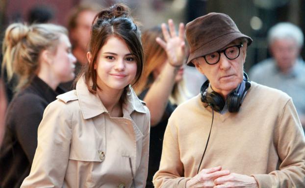 Woody Allen en el rodaje de 'Día de lluvia en Nueva York'.