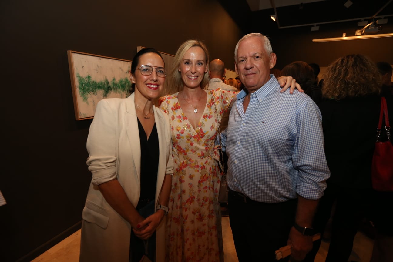 La Sala Italcable abrió sus puertas a esta su primera muestra pictórica