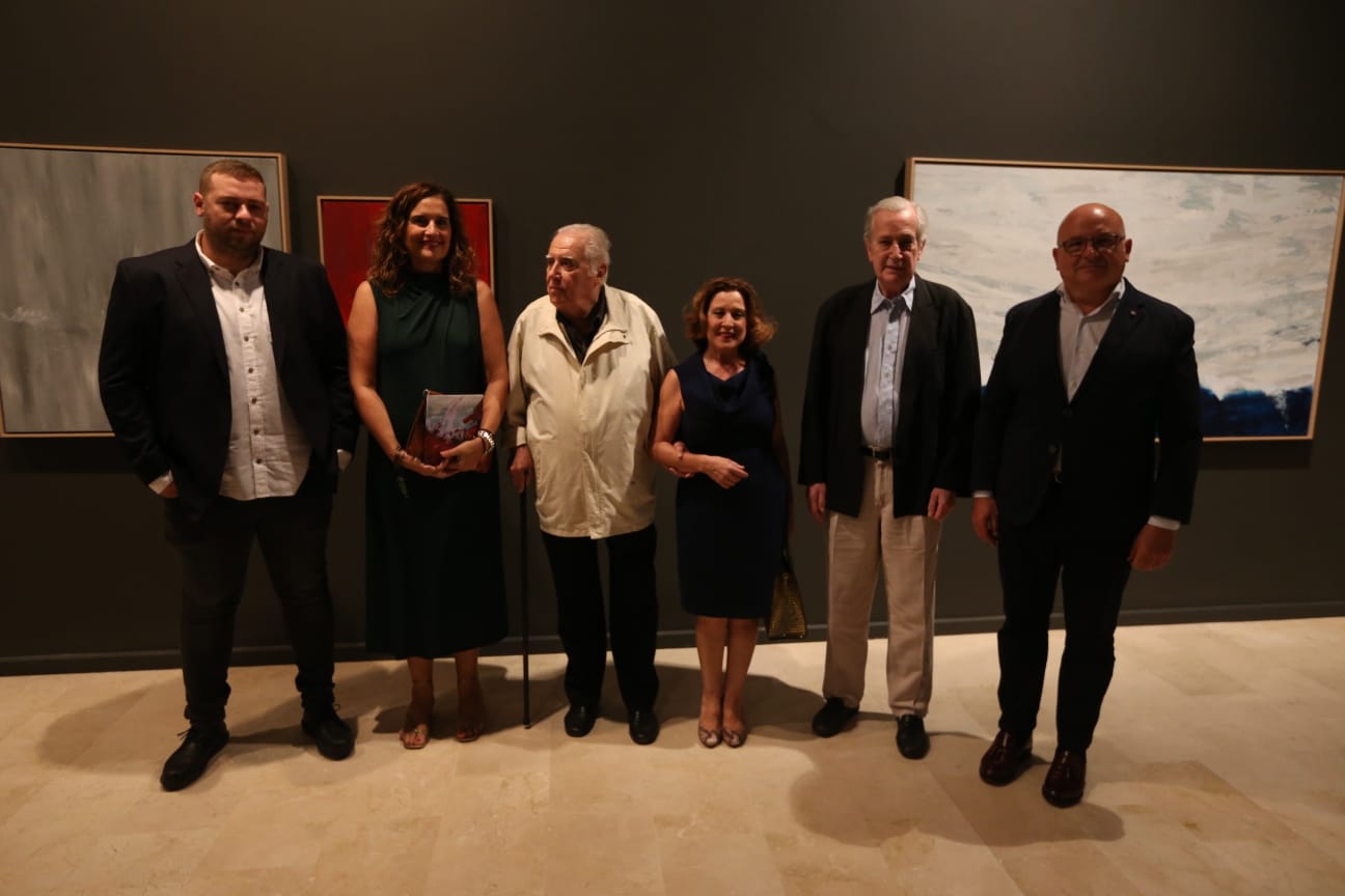 La Sala Italcable abrió sus puertas a esta su primera muestra pictórica