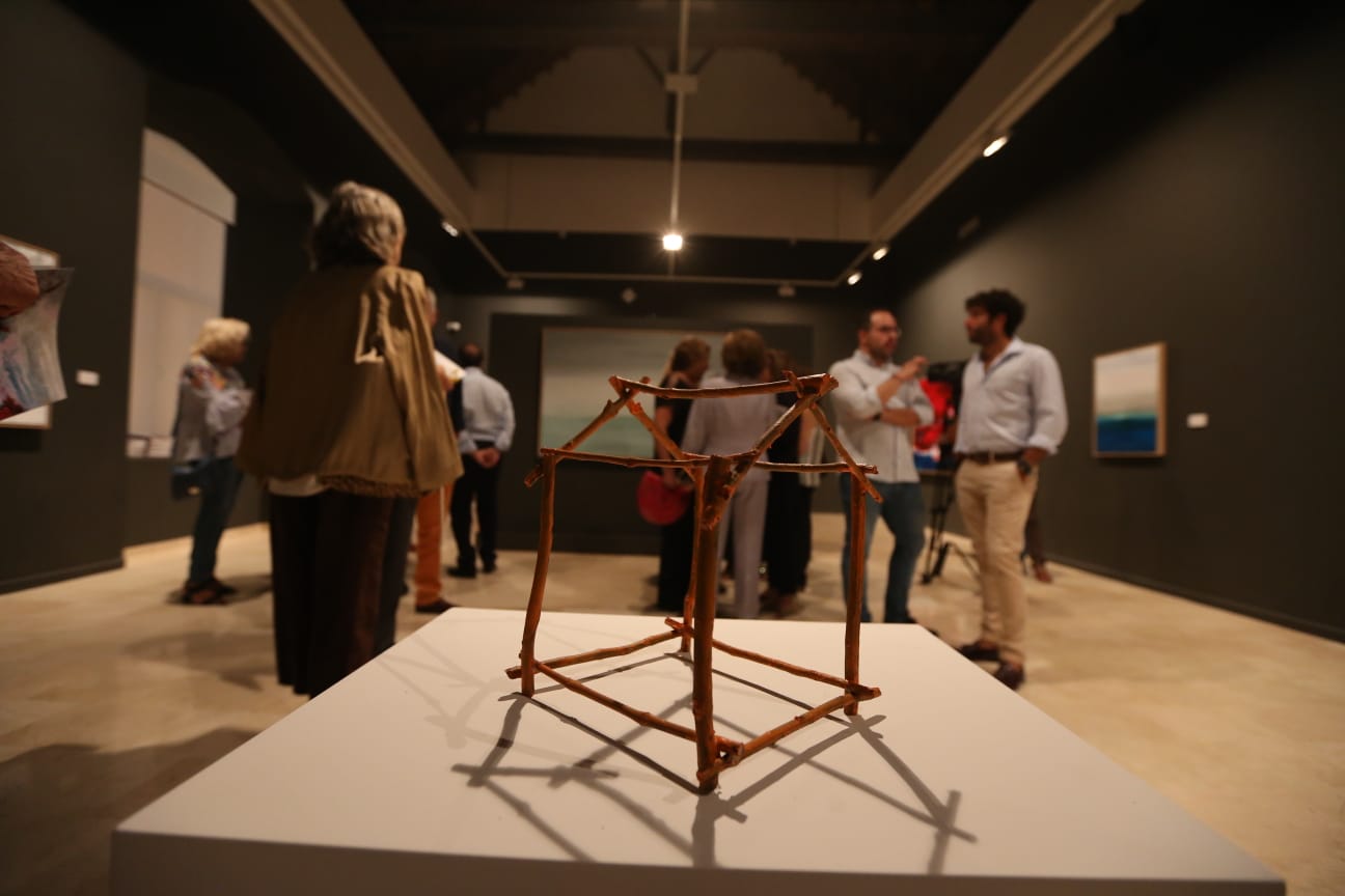 La Sala Italcable abrió sus puertas a esta su primera muestra pictórica