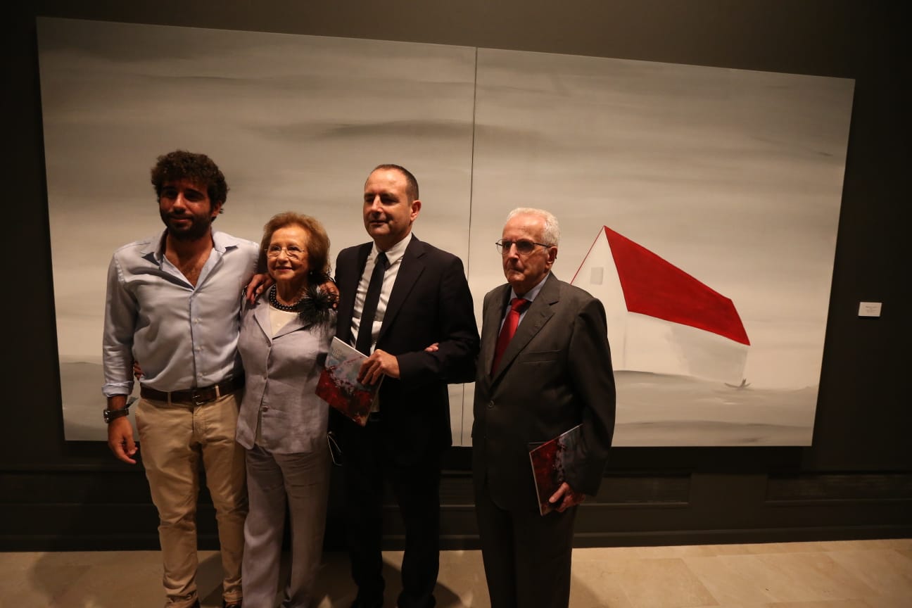 La Sala Italcable abrió sus puertas a esta su primera muestra pictórica