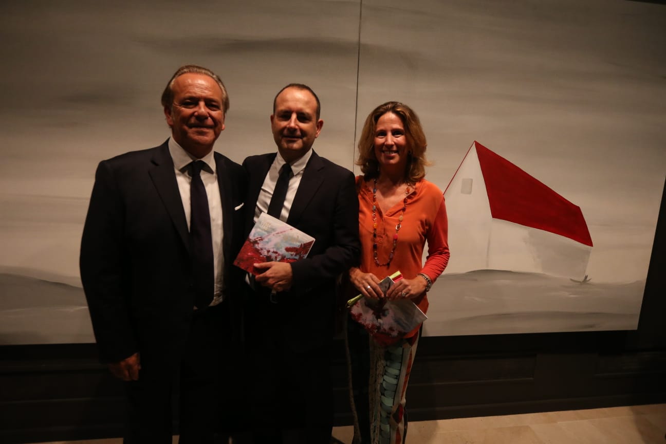 La Sala Italcable abrió sus puertas a esta su primera muestra pictórica