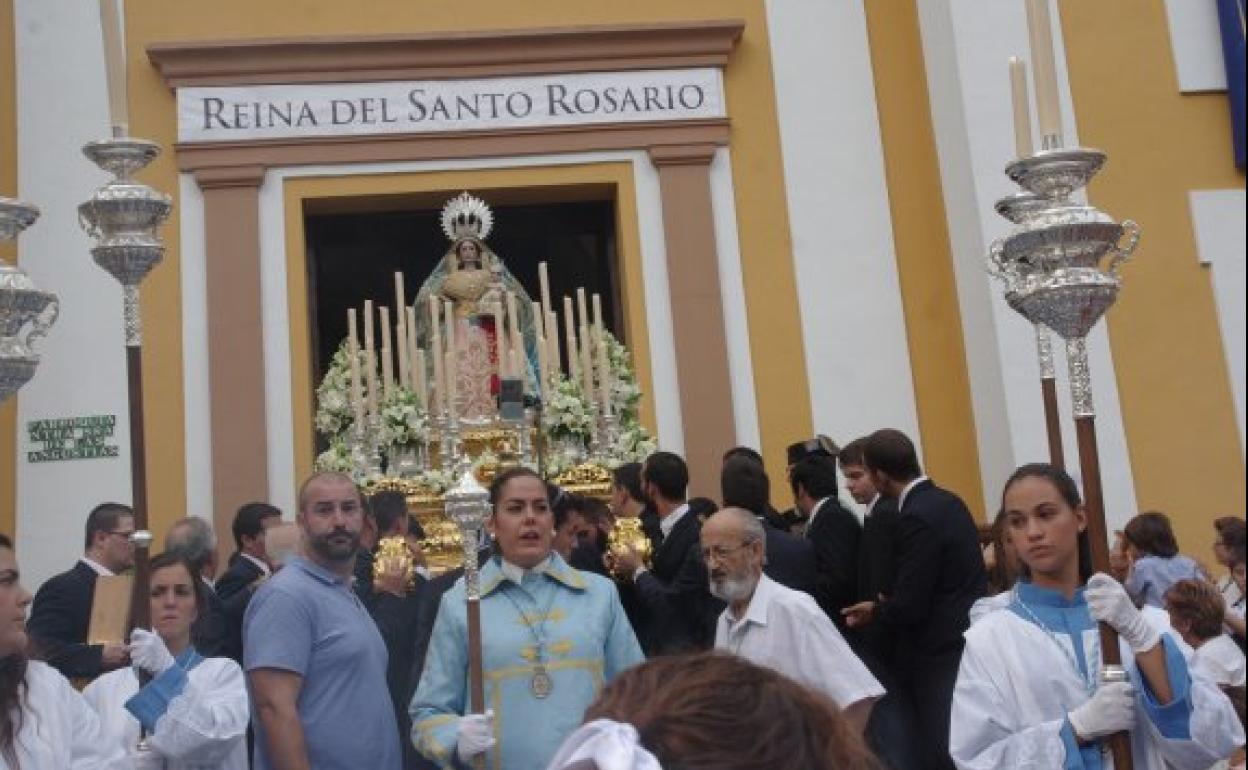 Imagen de archivo de la procesión de la Virgen del Rosario de El Palo.