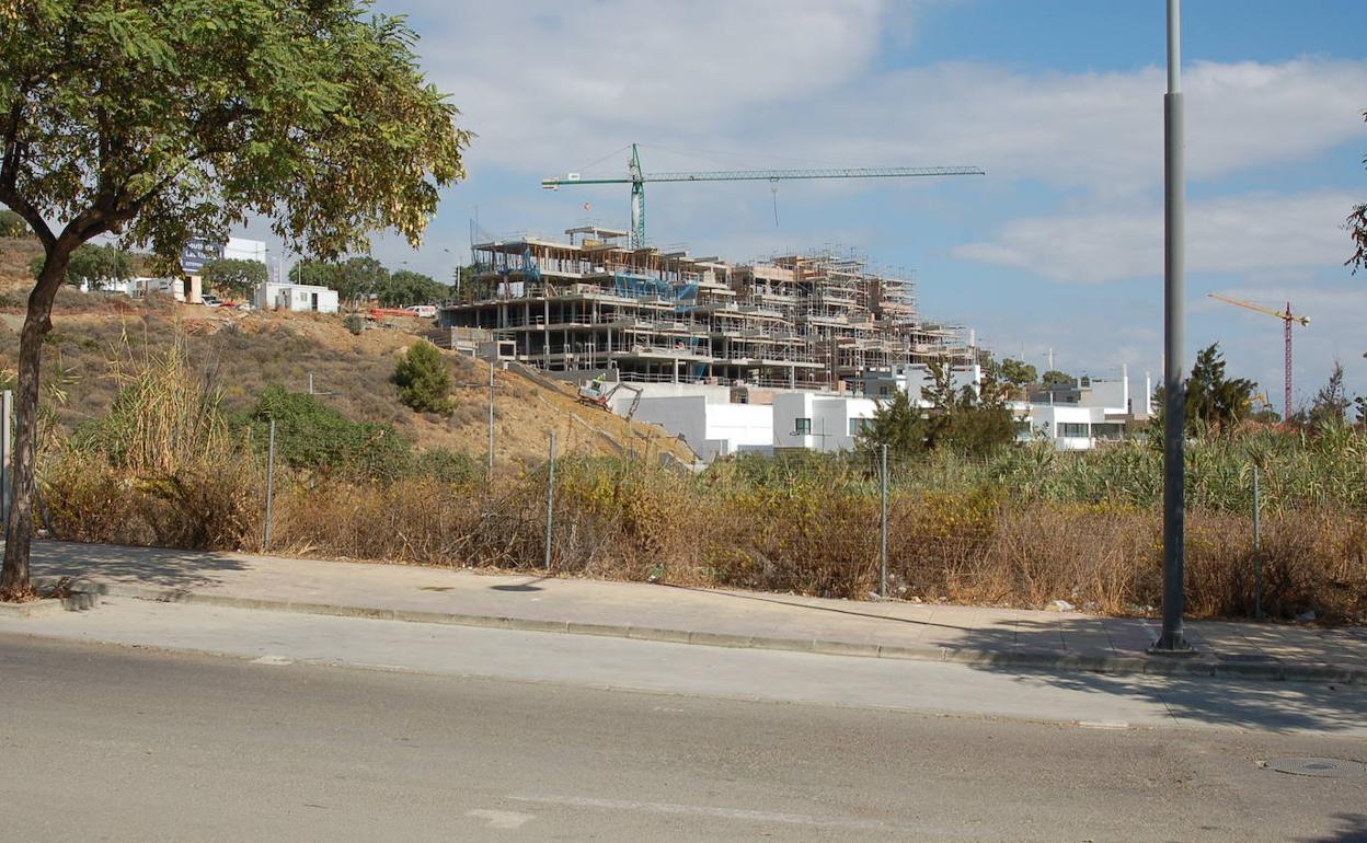 Zona de Las Mesas en la que se ubica la parcela en la que se construirá el Palacio de Justicia 