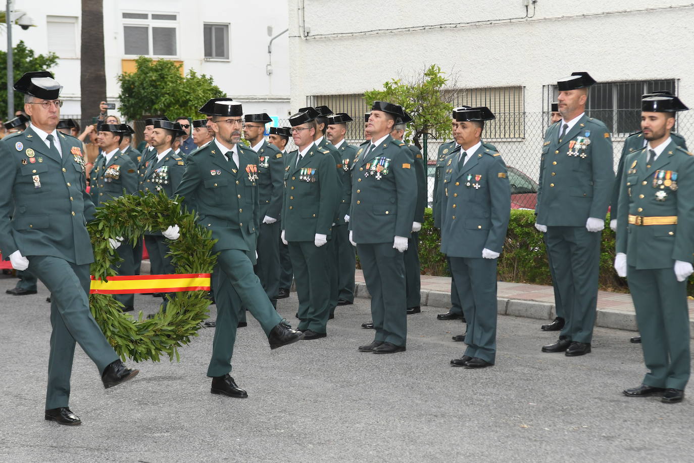 La alcaldesa, Ángeles Muñoz, asiste al acto institucional con motivo de la Festividad del Pilar. 