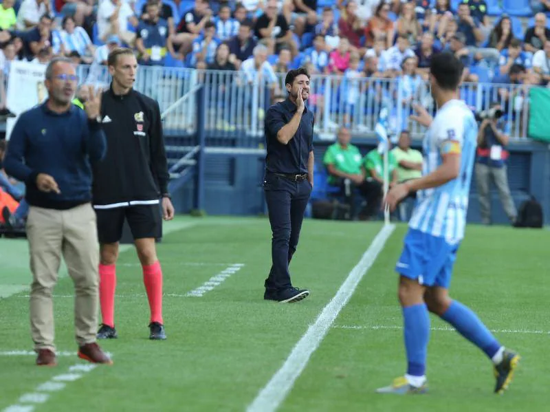 El Málaga volvió a encajar una derrota (1-2). 