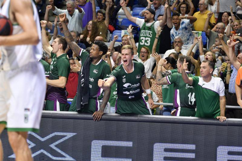 Victoria del Unicaja frente al Joventut (77-65). 