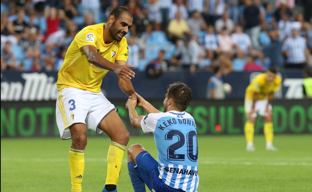 Fali ayuda a Keko, el mejor del Málaga.