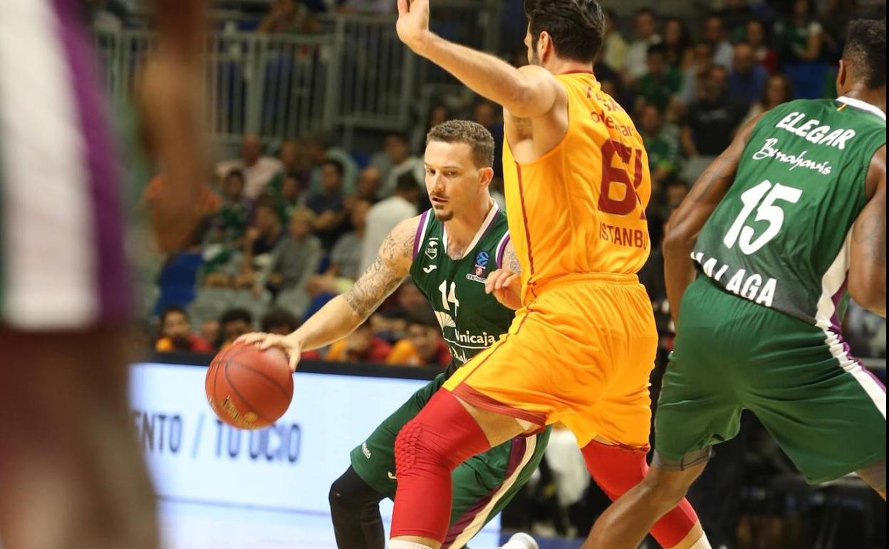 Adams, en el partido ante el Galatasaray 