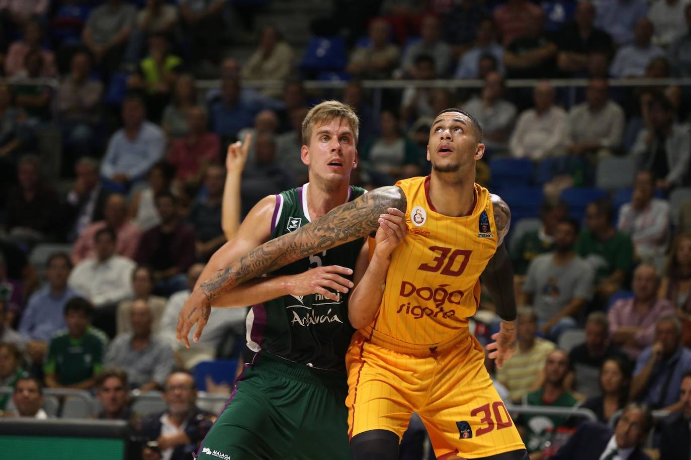 Las mejores fotos del Unicaja-Galatasaray disputado en el Palacio