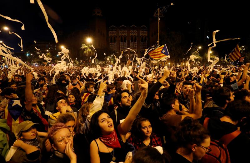 Fotos: Tercera jornada de protestas en Cataluña tras la sentencia del &#039;procés&#039;