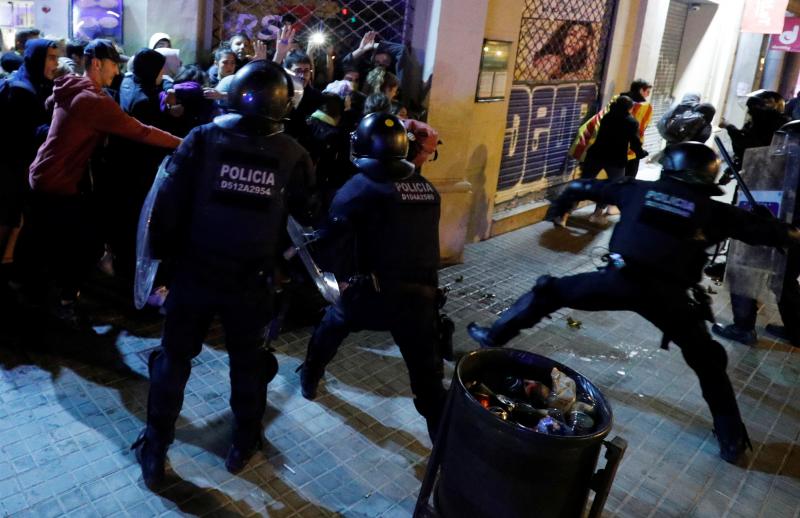 Fotos: Tercera jornada de protestas en Cataluña tras la sentencia del &#039;procés&#039;