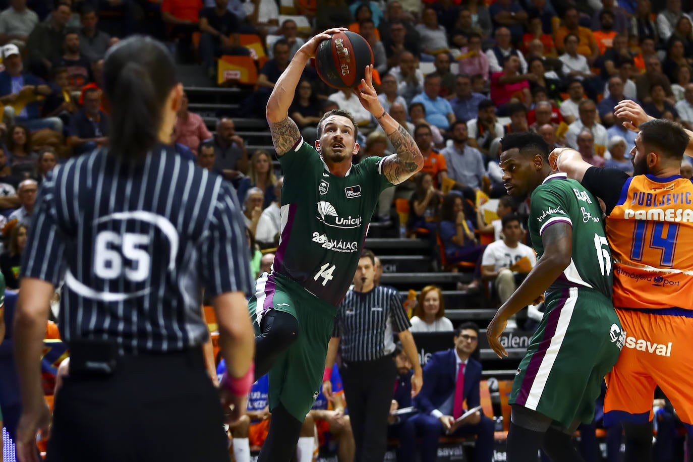 El Unicaja hizo un gran partido en Valencia 