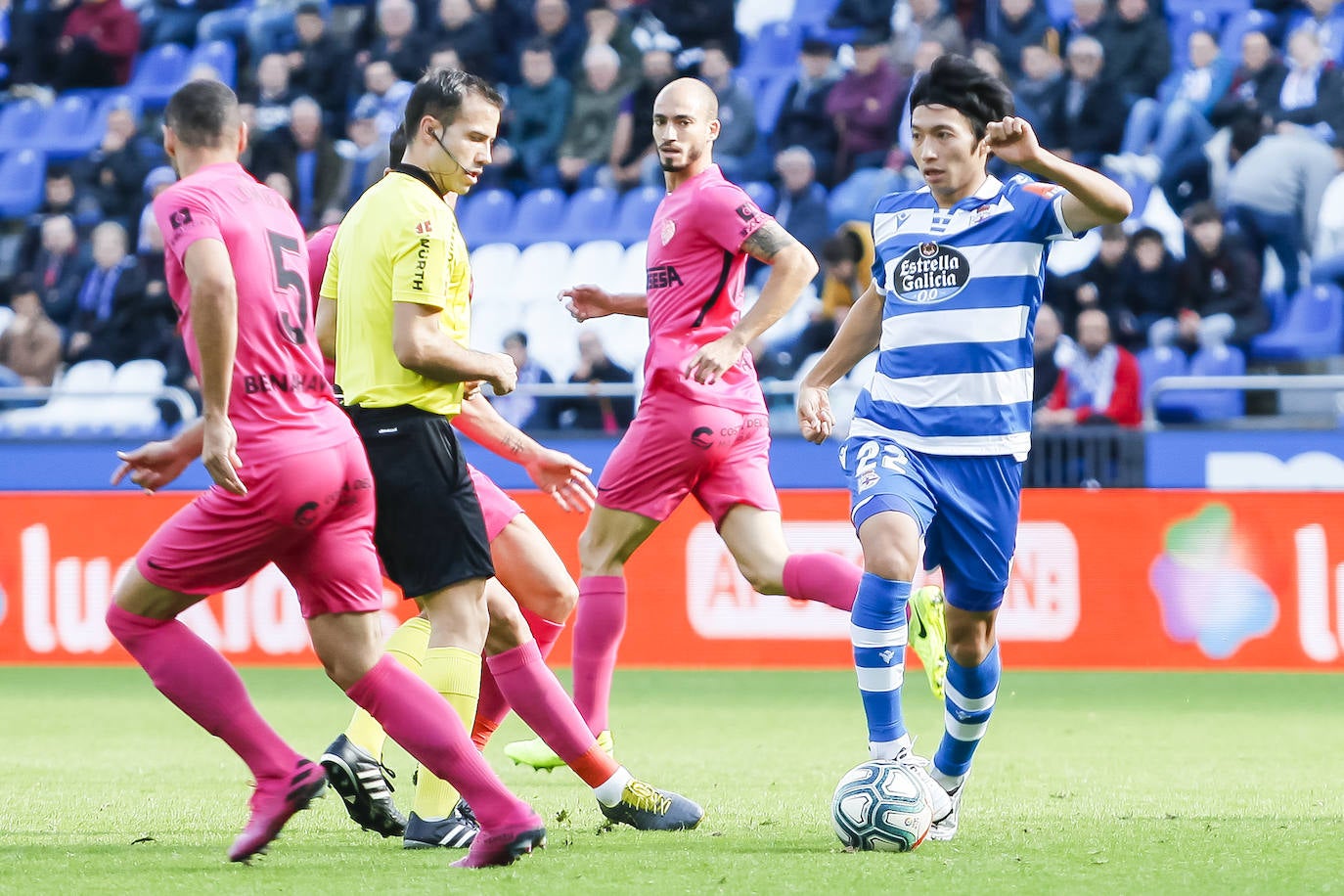 Las mejores imágenes de la victoria del Málaga en Riazor 