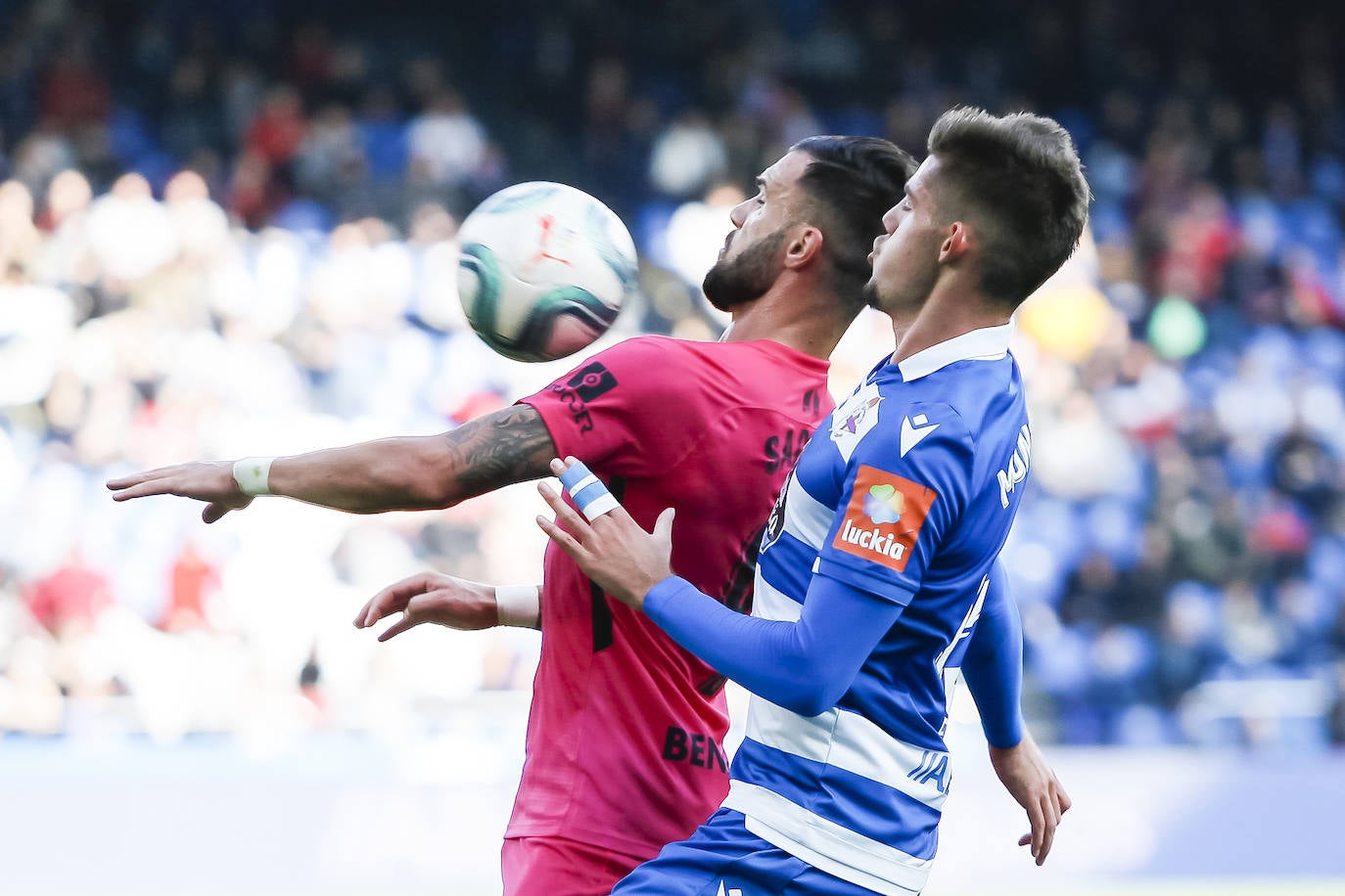 Las mejores imágenes de la victoria del Málaga en Riazor 