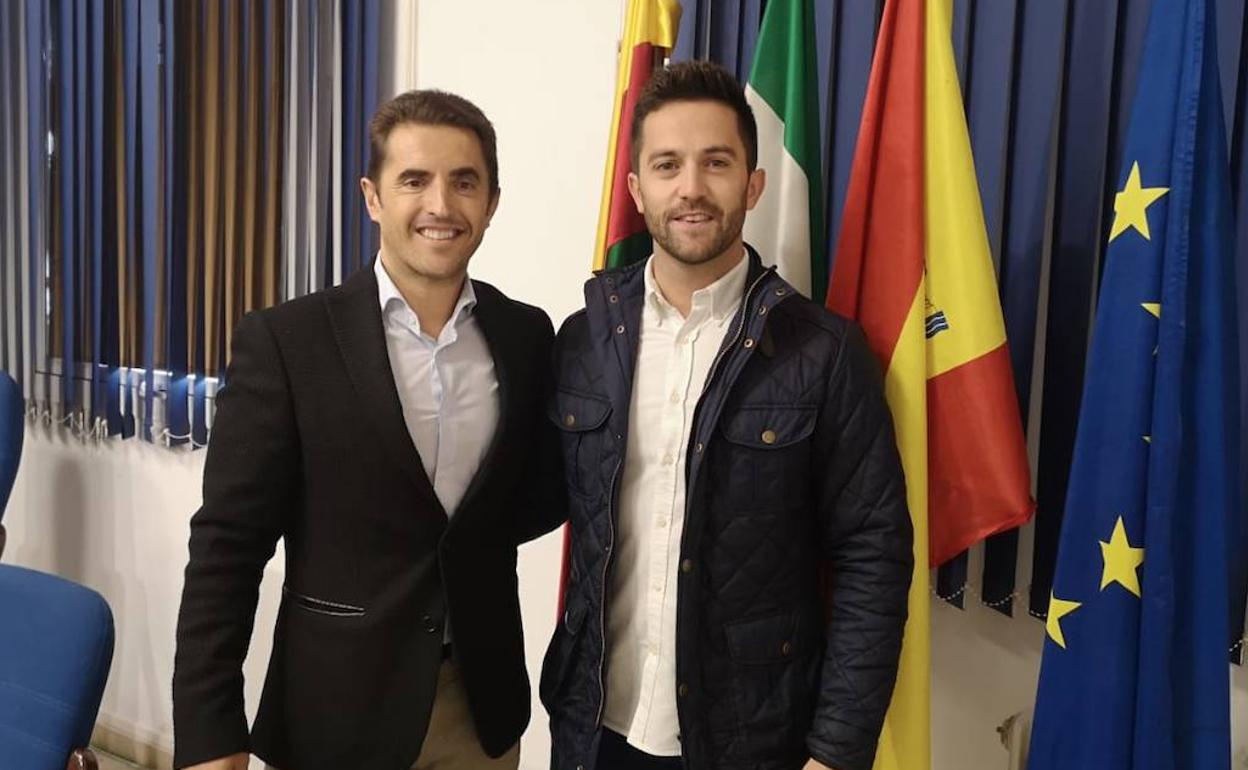 Conde, a la izquierda, y Anet. 