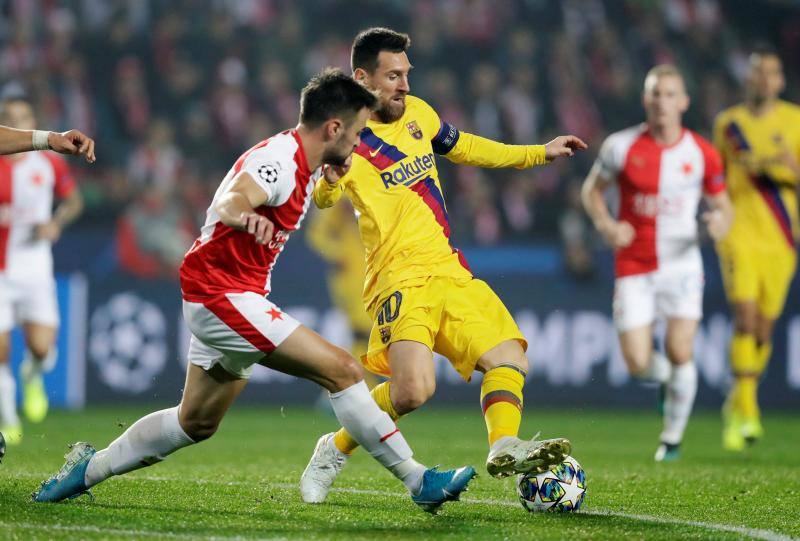 Fotos: Las mejores imágenes del Slavia-Barcelona