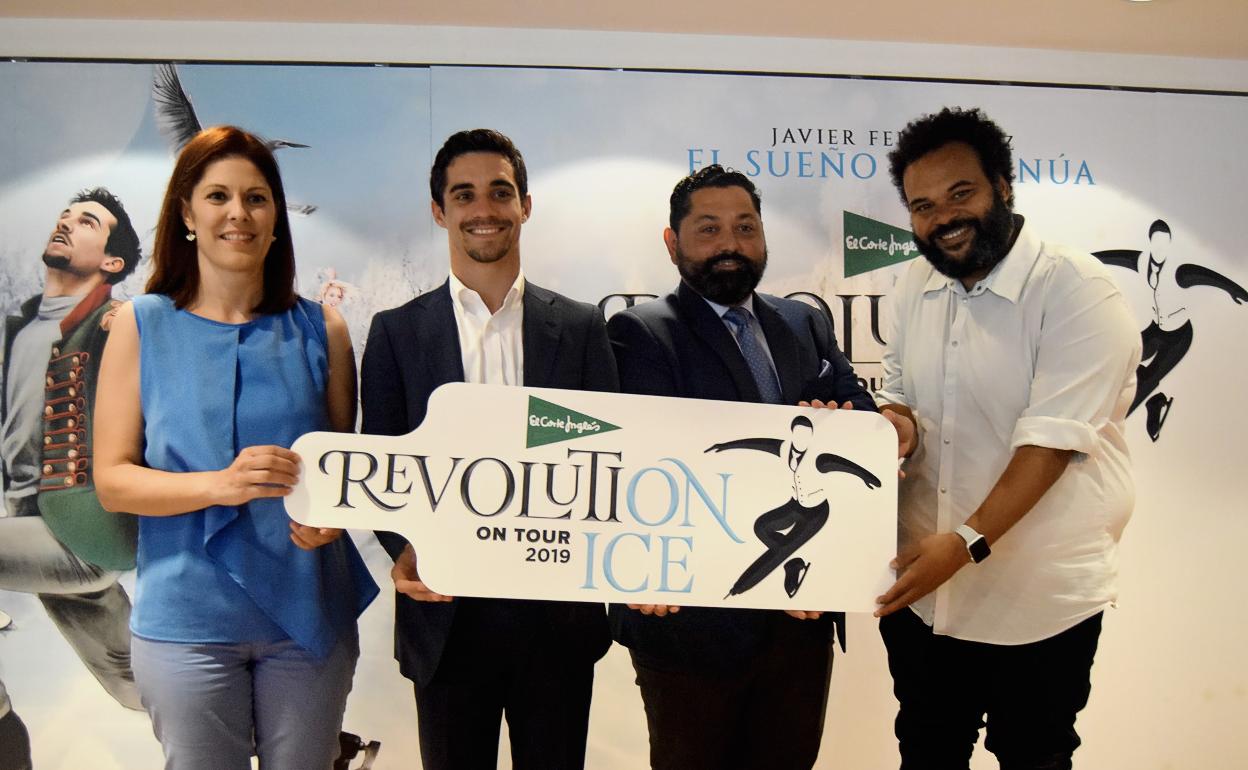 Acto de presentación de Revolution On Ice en Málaga. 