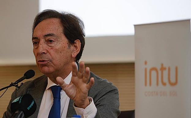 El consejero delegado de Intu, Salvador Arenere, esta mañana en Torremolinos. 
