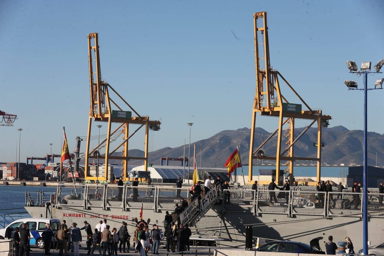 Fotos: Los buques de la Armada española &#039;Álvaro de Bazán&#039;, &#039;Almirante Juan de Borbón&#039; y &#039;Reina Sofía&#039;, al detalle