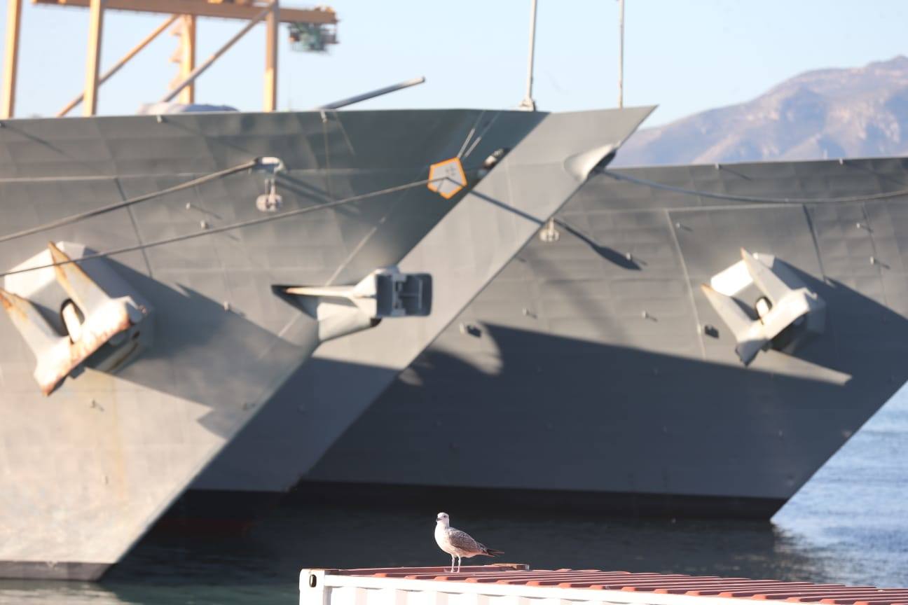 Fotos: Los buques de la Armada española &#039;Álvaro de Bazán&#039;, &#039;Almirante Juan de Borbón&#039; y &#039;Reina Sofía&#039;, al detalle