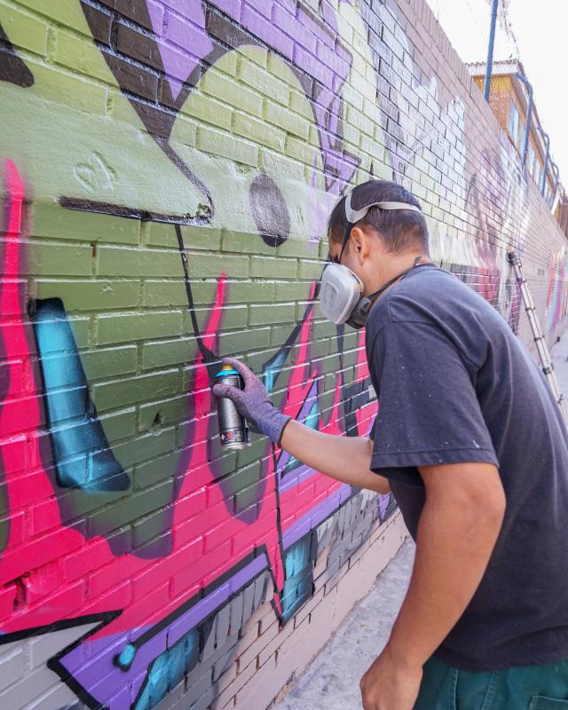 Esta iniciativa comenzó el año pasado durante 'Hiphop Meeting Málaga', impulsado por Rayka y Salvatore Apa