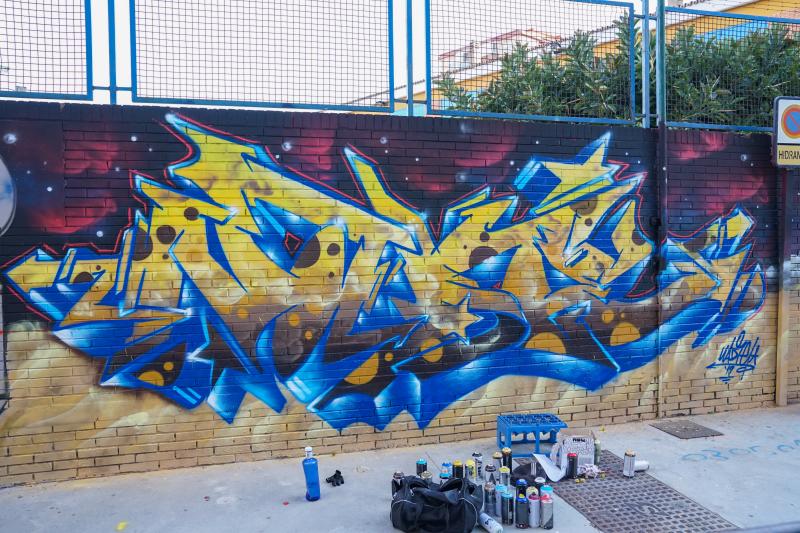 Esta iniciativa comenzó el año pasado durante 'Hiphop Meeting Málaga', impulsado por Rayka y Salvatore Apa