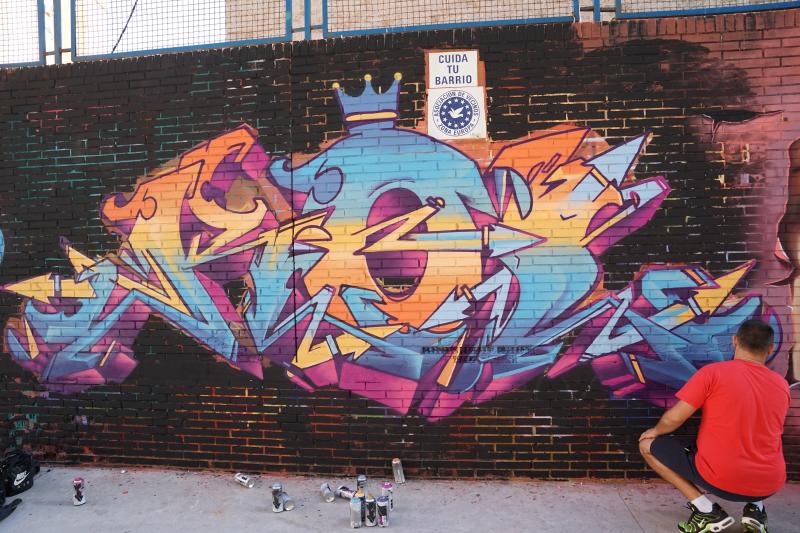 Esta iniciativa comenzó el año pasado durante 'Hiphop Meeting Málaga', impulsado por Rayka y Salvatore Apa