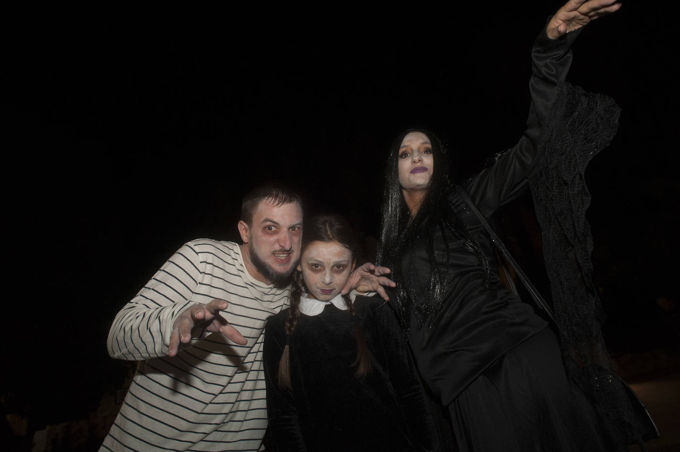 Disfraces para la Noche de Brujas en la calle Larios