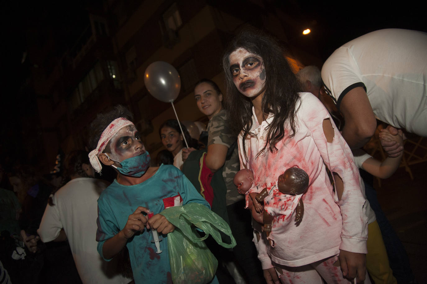 Ambiente terrorífico en las calles de Churriana 