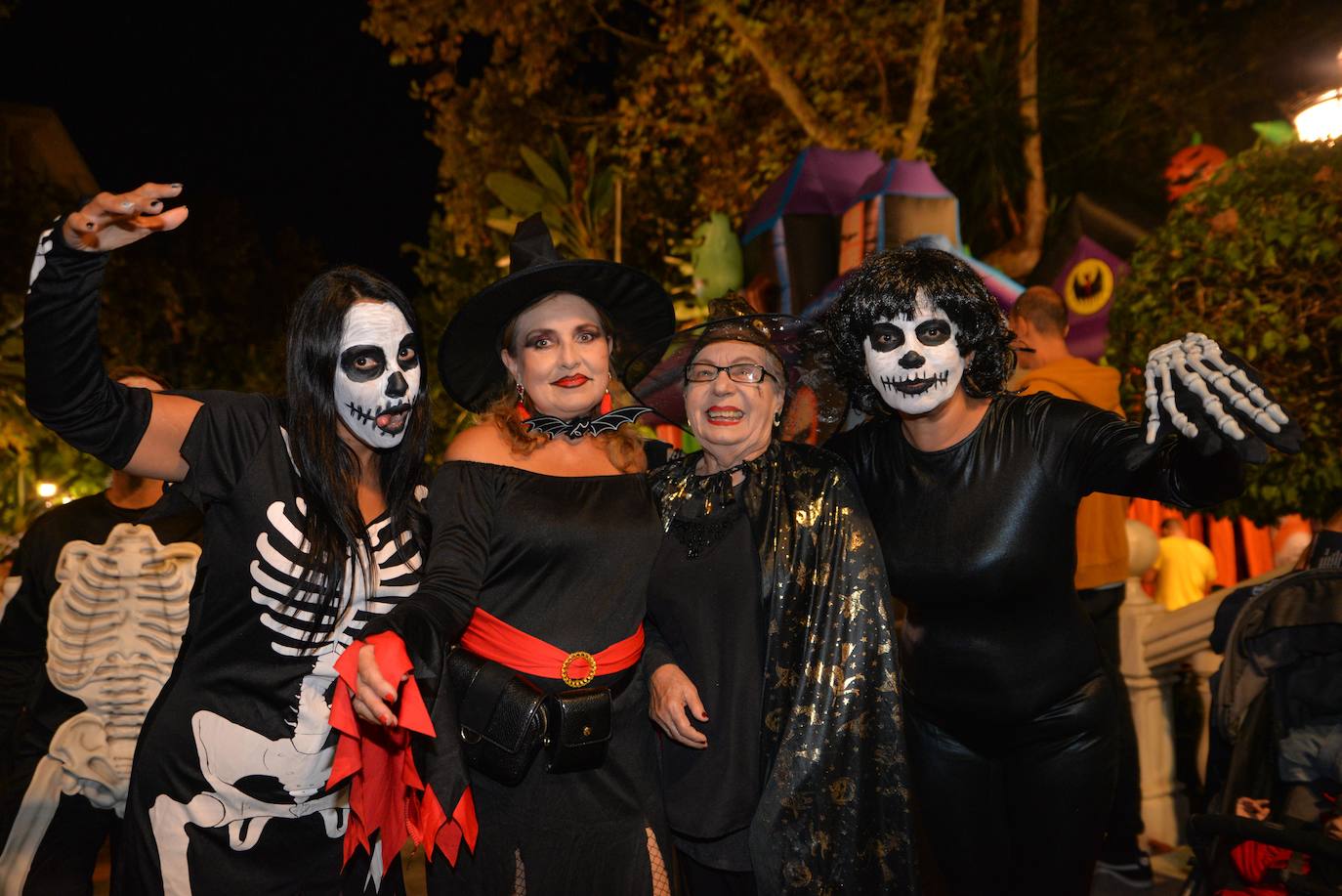 La terrorífica noche de Halloween en las calles de Marbella 