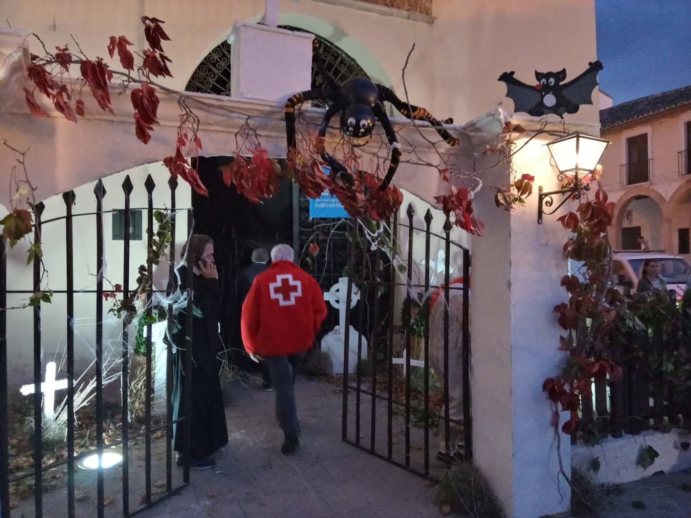 Decoración de Halloween en Ronda