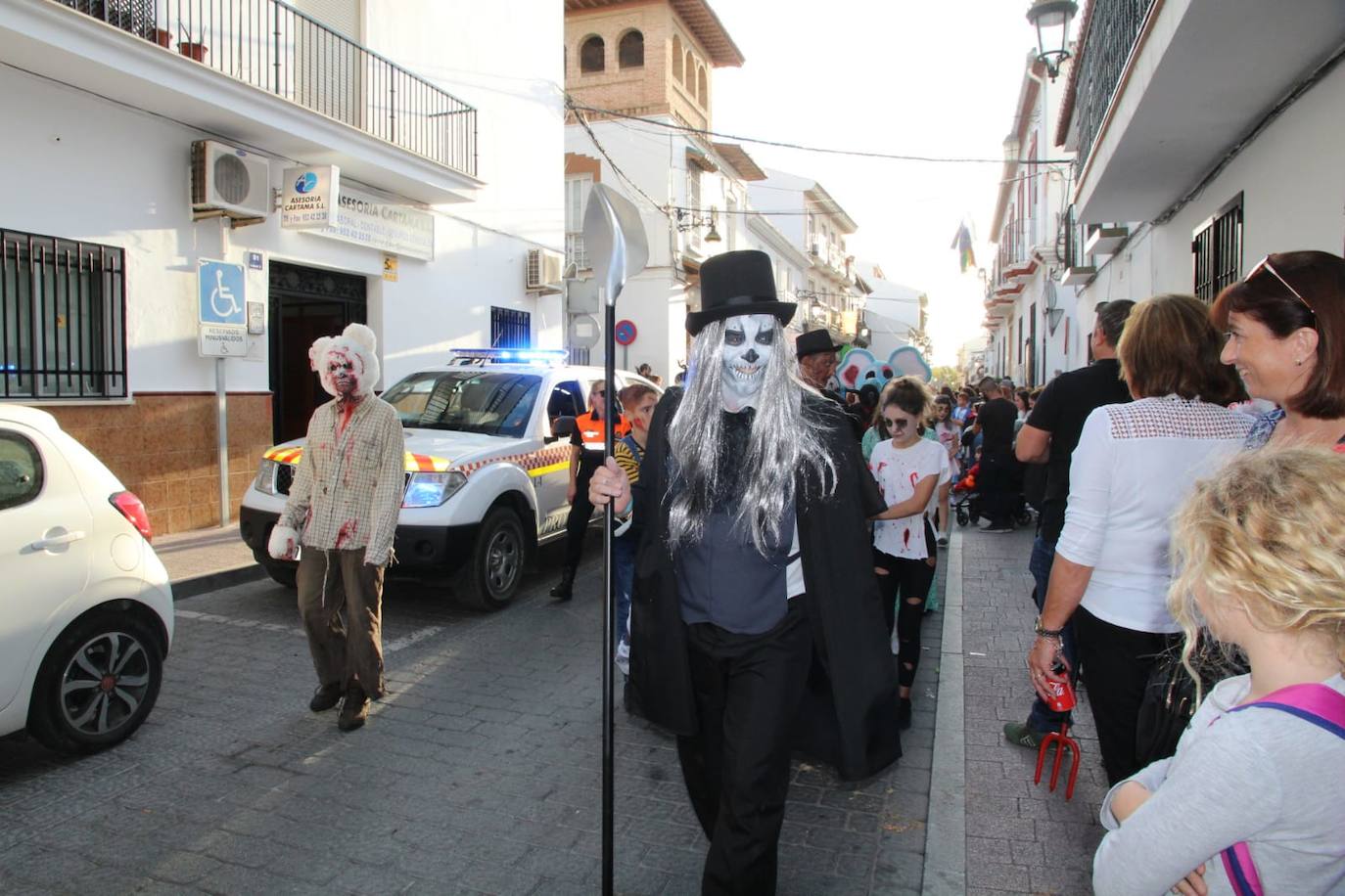 Pasaje del terror y desfile en Cártama