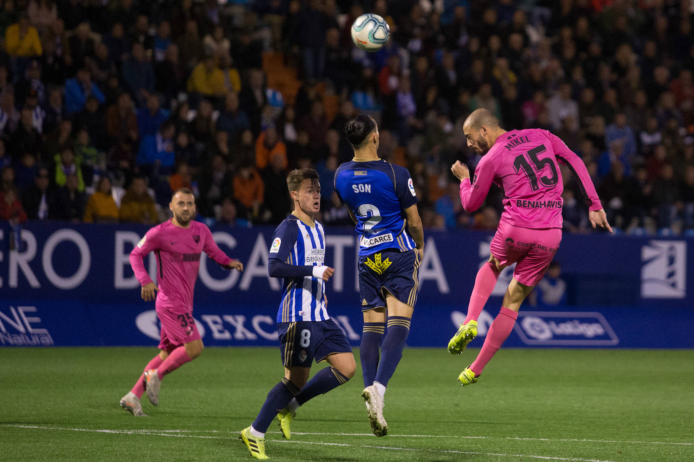 El Málaga pierde con la Ponferradina. 