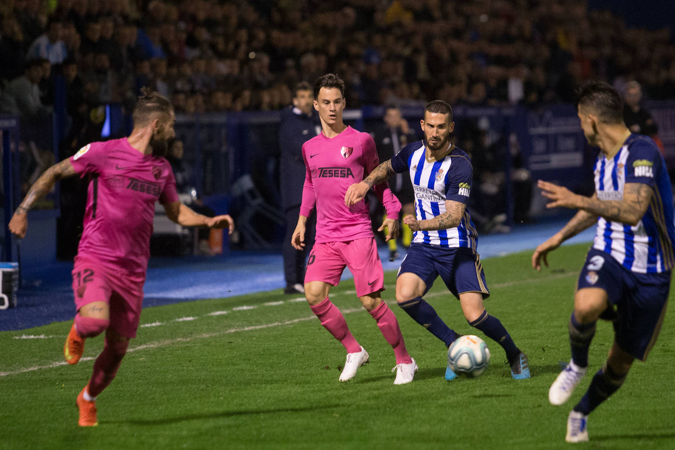 El Málaga pierde con la Ponferradina. 