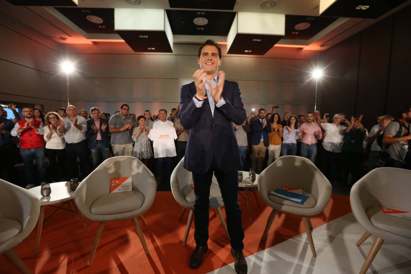 Fotos: El líder de Ciudadanos, Albert Rivera, participa en un acto de campaña en Málaga